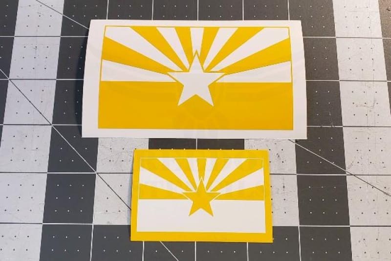 Arizona State Flag Stencils for Cerakote and DuraCoat