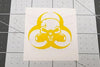 Biohazard Punisher Stencil for DuraCoat and Cerakote