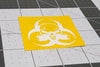Biohazard Punisher Stencil from Freedom Stencils