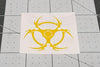 Biohazard Stencil for DuraCoat and Cerakote