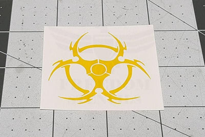 Biohazard Stencil for DuraCoat and Cerakote