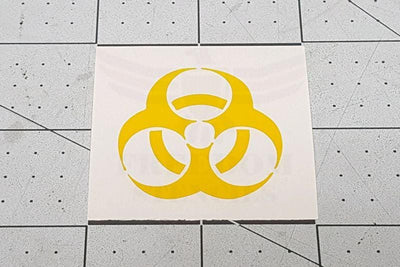 Biohazard Stencil for DuraCoat and Cerakote