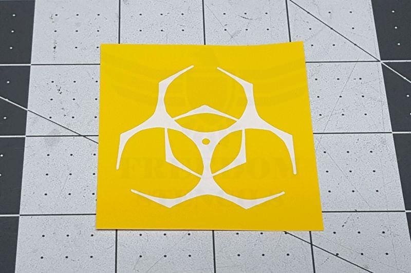 Biohazard Stencil for DuraCoat and Cerakote