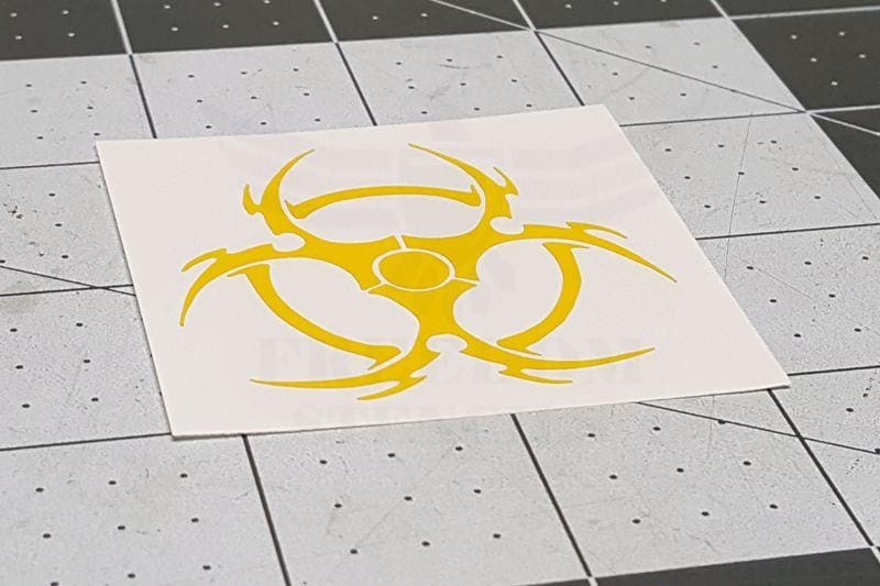 Biohazard Symbol Stencils - Freedom Stencils