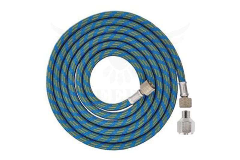 SuperMore 6-Ft Braided Airbrush Air Hose Standard 1/8 - 1/4 Adapter -  Freedom Stencils