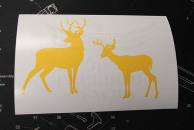 Buck Stencils For Duracoat and Cerakote