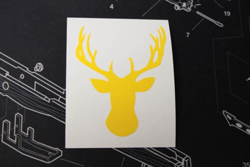 Buck Head Stencil for DuraCoat and Cerakote
