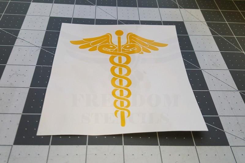 Caduseus Stencil for Cerakote and DuraCoat