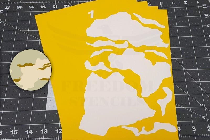 Dcu Camouflage Stencil Kit Stencils