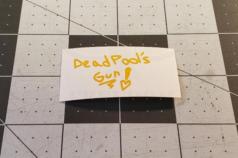 Deadpool Font Stencils for Cerakote and DuraCoat
