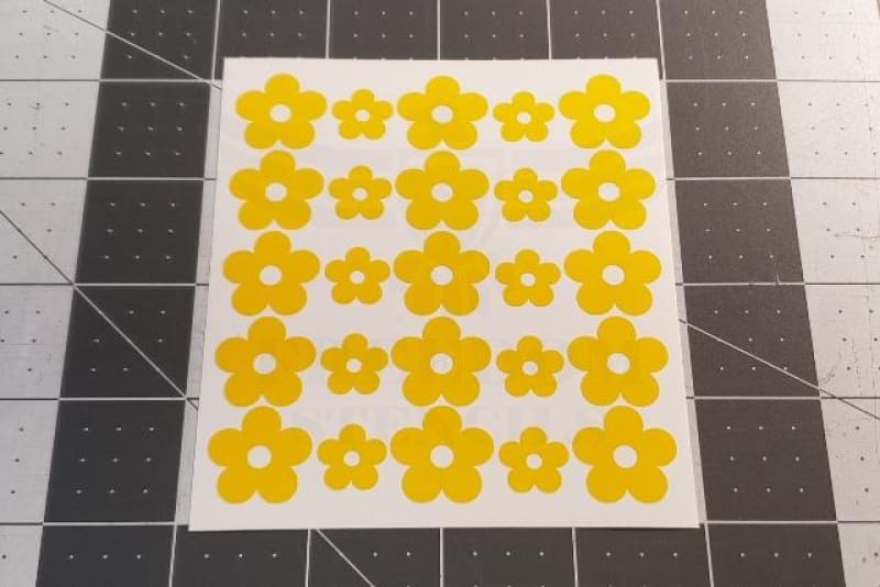 Flowers Stencil for Cerakote and DuraCoat