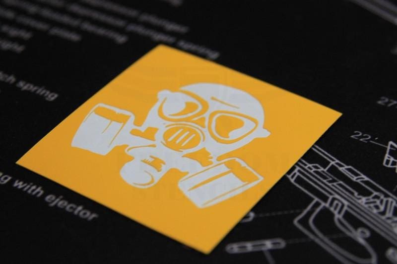 Gas Mask Stencils by Montactical