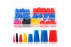 Swpeet 100Pcs High Temp Silicone Rubber Protective Tapered Plug Assortment Kit Masking System