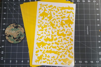 Marpat Camouflage Stencil Kit Stencils
