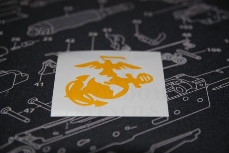 Marine Corp Logo Stencil for Cerakote and DuraCoat 