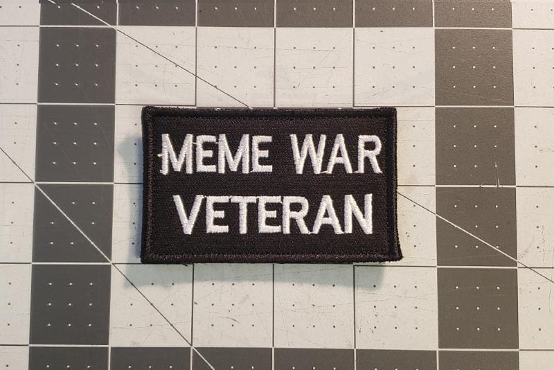 Meme War Veteran Morale Patch Patches