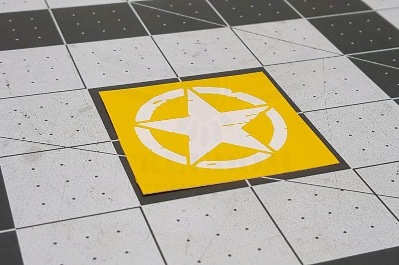 Military Star Stencil from Freedom Stencils