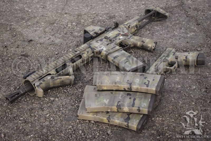 3Pack! Spray Paint Camouflage Stencils 14 - Multicam Cracked