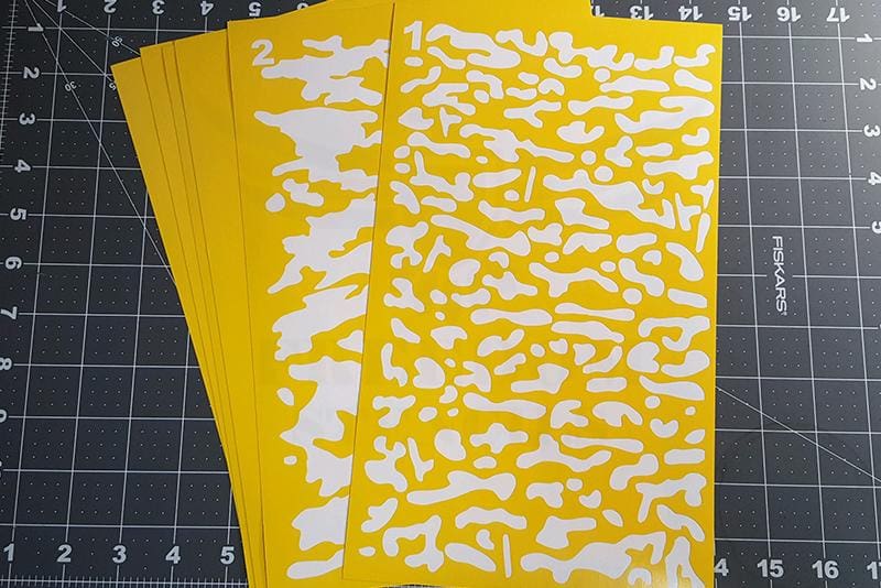 MULTICAM Camouflage Stencil Pack for Duracoat, Cerakote, Gunkote & spray paint - Freedom Stencils multicam-camouflage-stencil-pack-for-duracoat-cerakote-gunkote-spray-paint-freedom-stencils