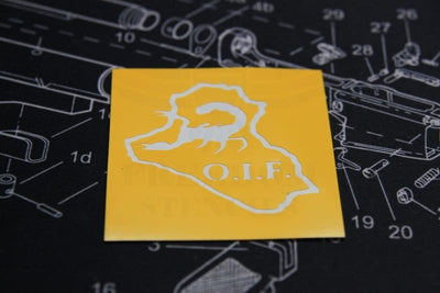 OIF Scorpion Stencil for Cerakote and DuraCoat
