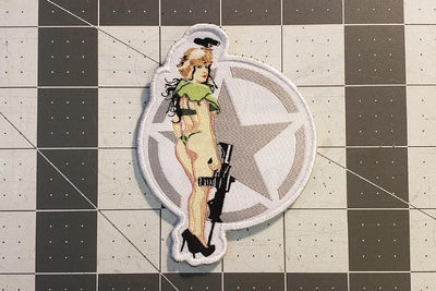 Pinup Girl Patch - B Patches
