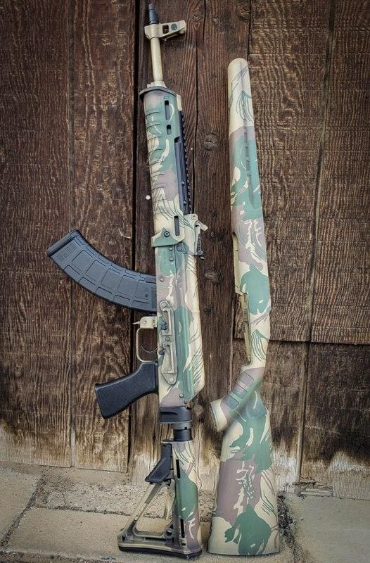 RHODESIAN Camo Stencil Pack for Duracoat, Cerakote, Gunkote & spray ...