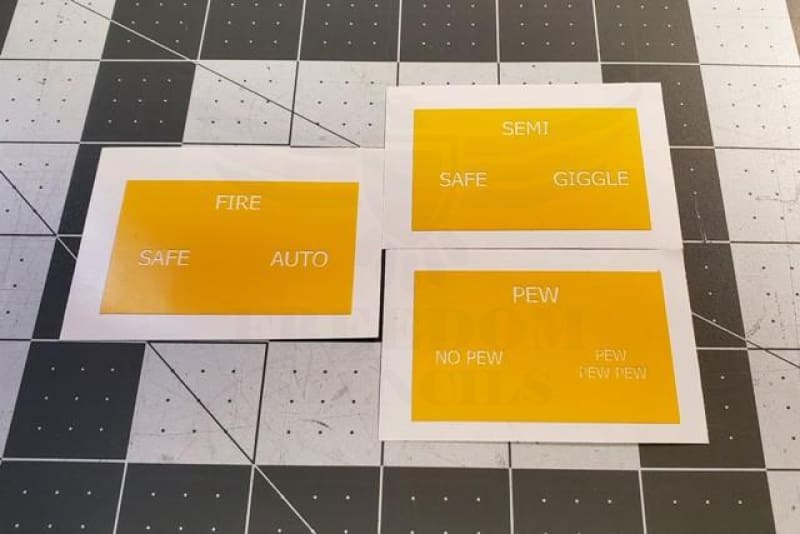 AR Lower Reciever Selector Etching Stencils Mask