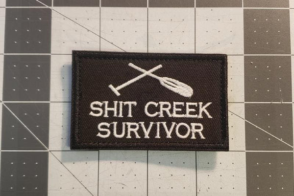 SHI$ CREEK SURVIVAL Toppa Morale Tattica Gancio E Anello Militare - Foto 6