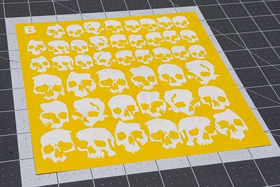 Skull Stencils from Freedom Stencils