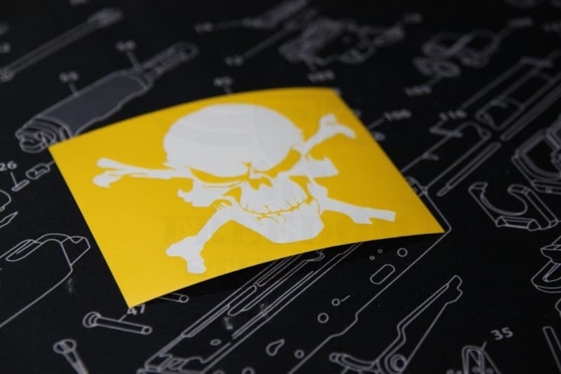 Skull and bones Stencils by Montactical