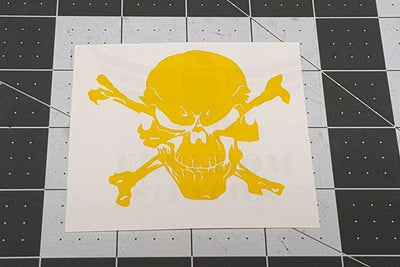 Skull and Bones Stencil for DuraCoat and Cerakote