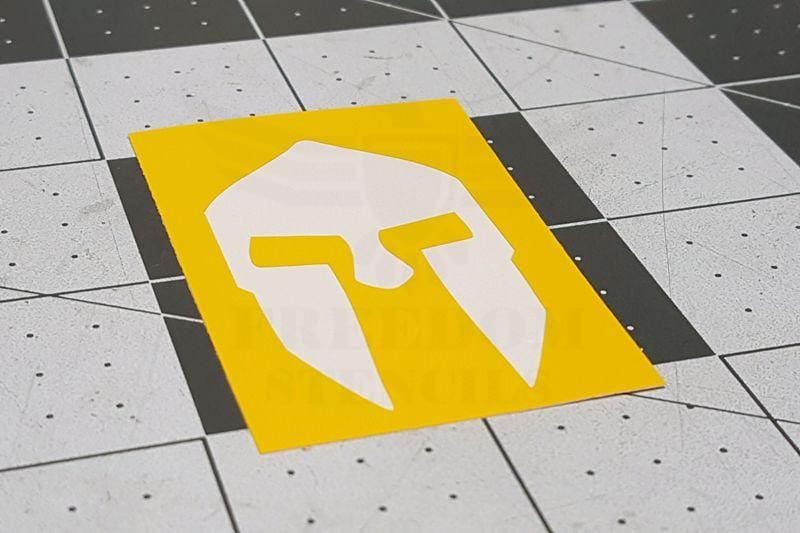 Spartan Helmet D Stencils