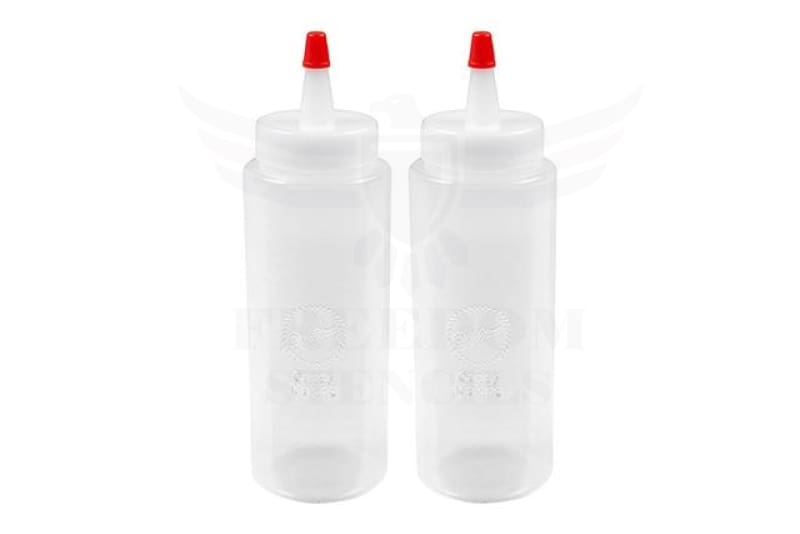Wilton Mini Squeeze Bottles 2/Pkg6 Oz. Freedom Stencils