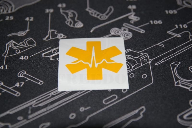 Star of Life Stencil for Cerakote and DuraCoat