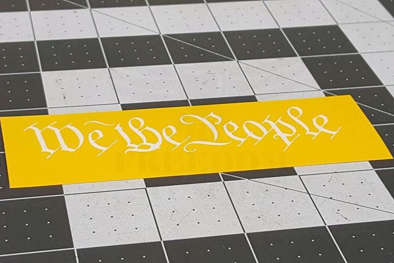 We The People Stencil A Stencils