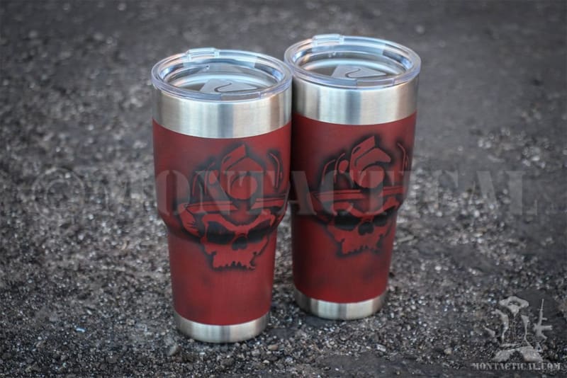 Tumbler Cup Custom Paint by Montactical