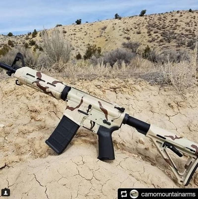 DCU Camouflage Cerakote Freedom Stencils