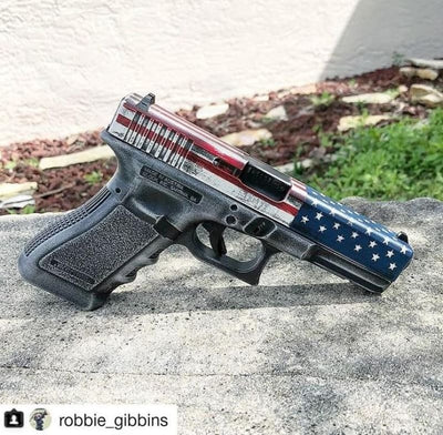 Robbie Gibbons Flag Gun Freedom Stencils